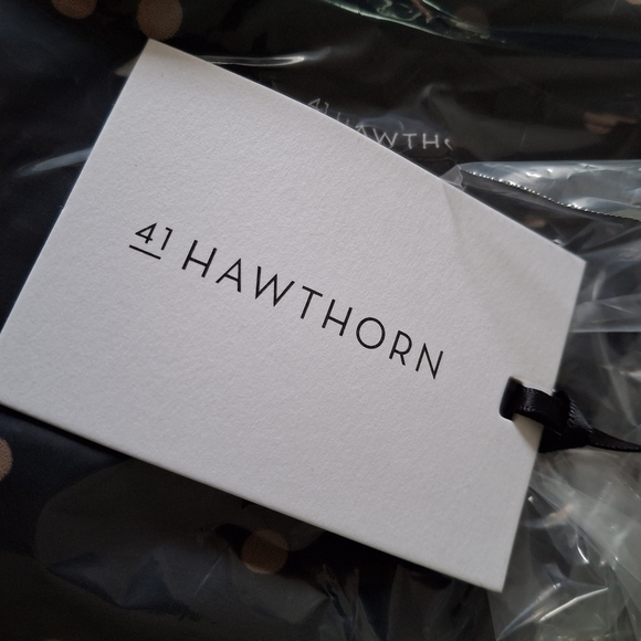 NWT Womens 41 Hawthorn 3X Polk A Dot Blouse Ruffles Top Stitch Fix Short Sleeve - Picture 13 of 14